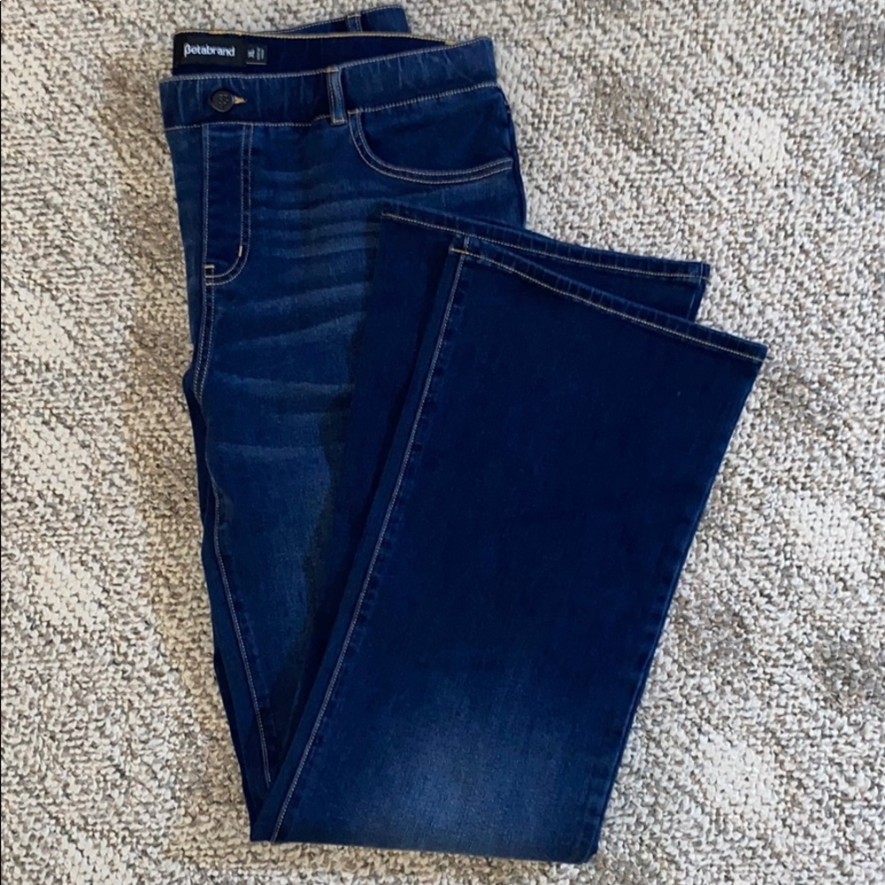 Betabrand yoga denim 4 pocket,  size XL